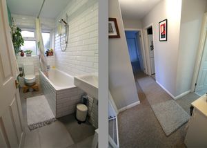 Bathroom and Hallway- click for photo gallery